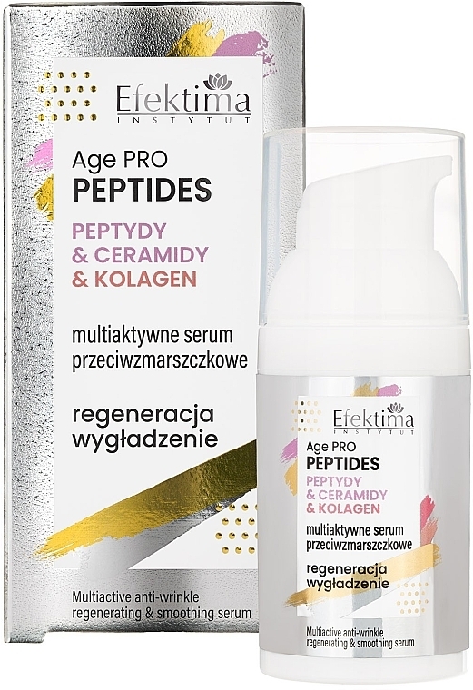 Multiaktives regenerierendes und glättendes Anti-Falten-Serum - Efektima Age PRO Peptides Multiactive Anti-wrinkle Regenerating & Smoothing Serum — Bild N1