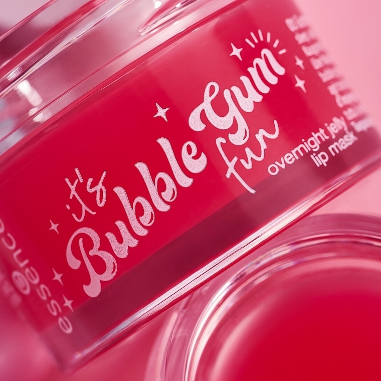 Lippenmaske für die Nacht - Essence Its Bubble Gum Fun Overnight Jelly Lip Mask Gummylicious  — Bild N3