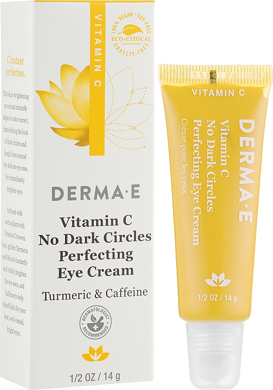 Creme gegen Augenringe mit Vitamin C und Koffein - Derma E Vitamin C No Dark Circles Perfecting Eye Cream — Bild N2