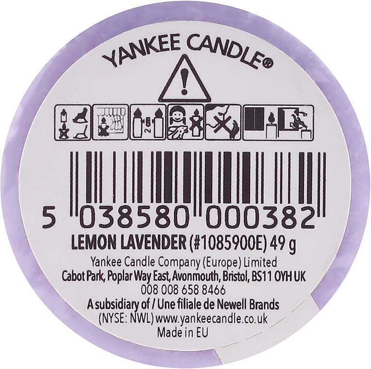 Votivkerze Lemon Lavender - Yankee Candle Lemon Lavender Sampler Votive — Bild N2