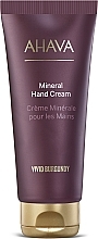 Düfte, Parfümerie und Kosmetik Handcreme - Ahava Vivid Burgundy Mineral Hand Cream