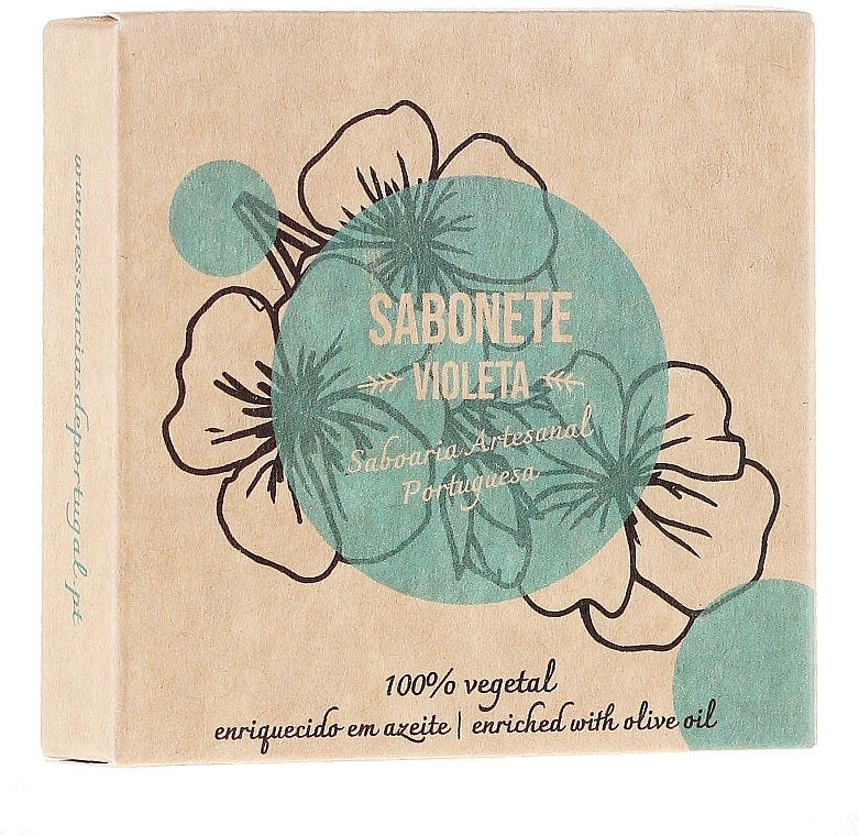 Naturseife Violet - Essencias De Portugal Violet Scrub Soap Senses Collection — Bild N1
