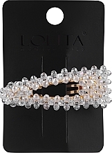 Haarspange mit transparenten Perlen - Lolita Accessories — Bild N1