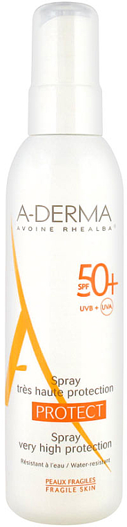 Sonnenschutzspray für den Körper SPF 50+ - A-Derma Protect Spray Very High Protection SPF 50+ — Bild N1