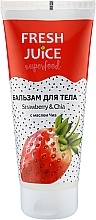 Düfte, Parfümerie und Kosmetik Körperbalsam Erdbeere und Chia - Fresh Juice Superfood Strawberry & Chia