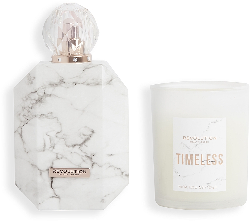 Revolution Beauty Timeless - Duftset (Eau de Toilette 100ml + Kerze 100g)  — Bild N1