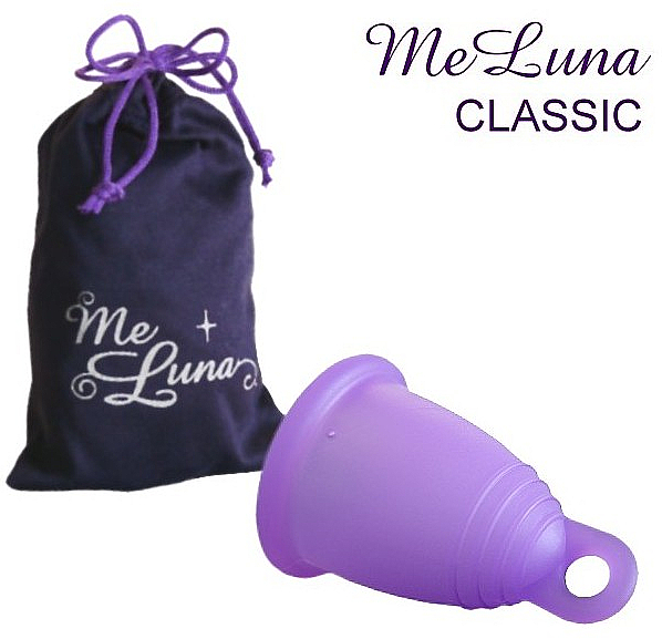 Menstruationstasse Größe L violett - MeLuna Classic Menstrual Cup — Bild N1