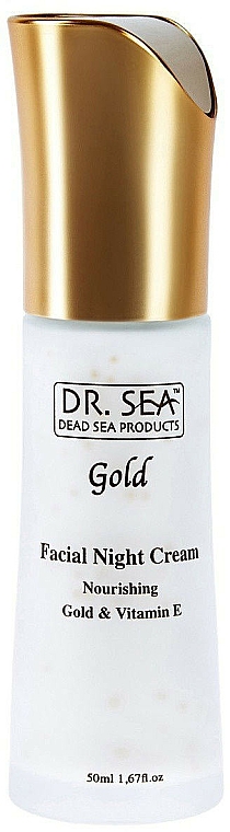 Nährende Nachtcreme mit Gold und Vitamin E - Dr.Sea Gold & Vitamin E Night Cream Nourishing — Bild N1