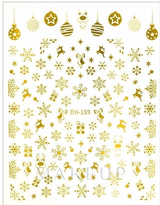 Nagelaufkleber Gold - Deni Carte (1 St.)  — Bild DH-189