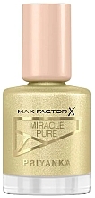 Düfte, Parfümerie und Kosmetik Nagellack - Max Factor Priyanka Miracle Pure Nail Polish