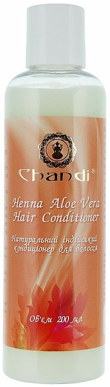 Natürlicher indischer Balsam mit Henna und Aloe Vera für brüchiges und geschädigtes Haar - Chandi Henna Aloe Vera Hair Conditioner