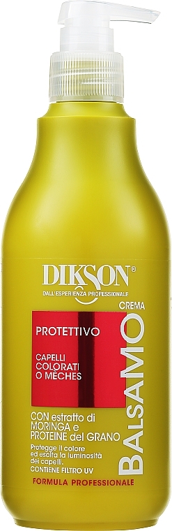 Farbschützender Conditioner für coloriertes Haar mit Moringaextrakt und Weizenprotein - Dikson Color Protect — Bild N4