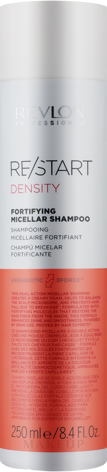 Stärkendes Mizellen-Shampoo - Revlon Professional Restart Density Fortifying Micellar Shampoo — Bild 250 ml