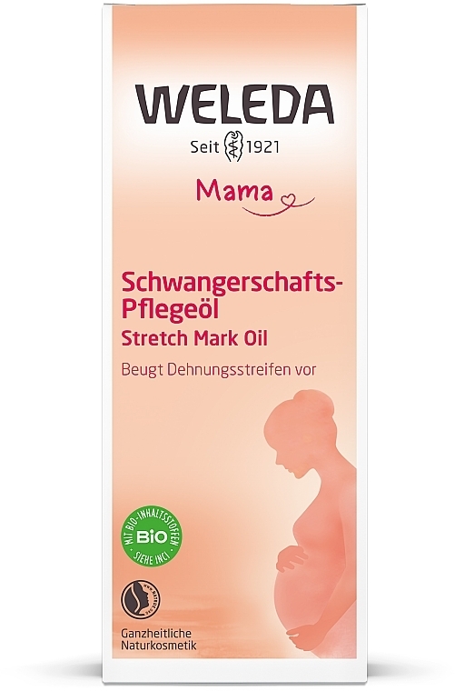 Pflegeöl-Spray gegen Schwangerschaftsstreifen - Weleda Mama Schwangerschafts-Pflegeol Dispenser — Bild N3