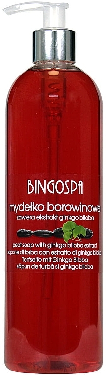 Flüssige Torfseife mit Ginkgo Biloba Extrakt - BingoSpa mud Soap