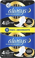 Düfte, Parfümerie und Kosmetik Damenbinden mit Flügeln 12 St. - Always Ultra Secure Night Instant Dry Protection