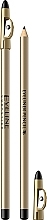 Düfte, Parfümerie und Kosmetik Augenkonturenstift mit Anspitzer - Eveline Cosmetics Eyeliner Pencil