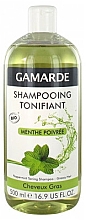 Düfte, Parfümerie und Kosmetik Tonisierendes Shampoo mit Pfefferminze für fettiges Haar - Gamarde Peppermint Toning Shampoo Greasy Hair
