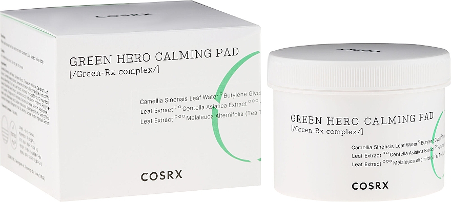 Beruhigende Gesichtspads 70 St. - Cosrx One Step Green Hero Calming Pad — Bild N1