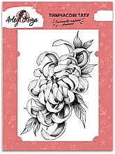 Temporäres Tattoo Chrysantheme - Arley Sign — Bild N1