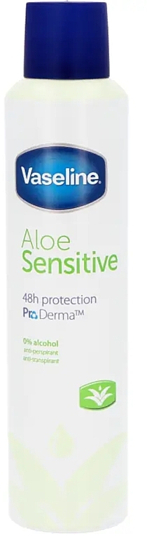 Deospray - Vaseline Aloe Sensitive 48H Protection Spray  — Bild N1