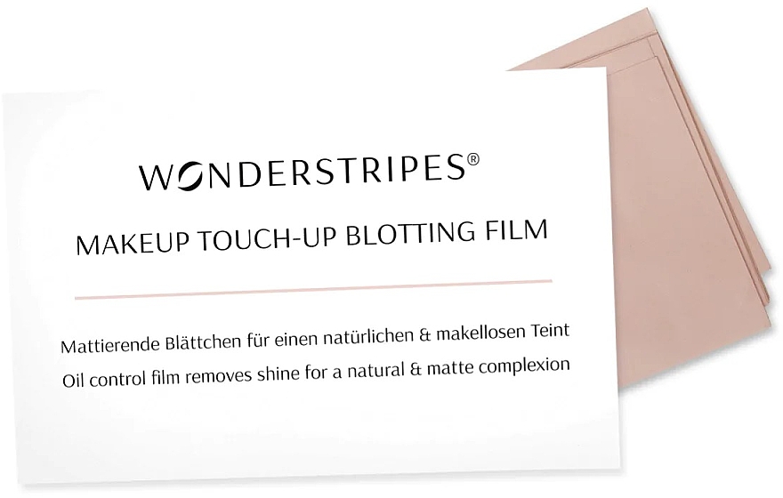 Mattierende Gesichtstücher - Wonderstripes Touch-up Blotting Film — Bild N2