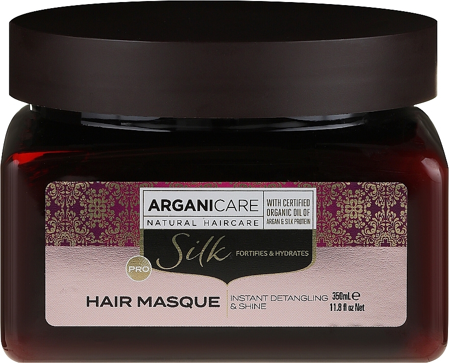 GESCHENK! Haarmaske mit Seidenproteinen - Arganicare Silk Hair Masque — Bild N1