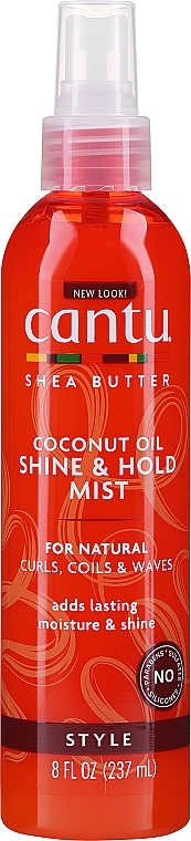 Leave-in-Milch mit Kokosö - Cantu Shea Butter Coconut Oil Shine & Hold Mist — Bild N1