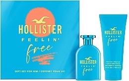 Düfte, Parfümerie und Kosmetik Hollister Feelin' Free For Him  - Duftset (Eau de Toilette 50ml + Duschgel 100ml) 