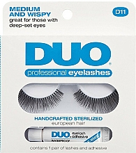 Künstliche Wimpern mit Klebestoff - Ardell Duo Lash Kit Professional Eyelashes Style D11 — Bild N1