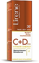 Düfte, Parfümerie und Kosmetik Gesichtsserum - Lirene C+D Pro Vitamin Energy Iluminating Serum With Smoothing Effect 30+
