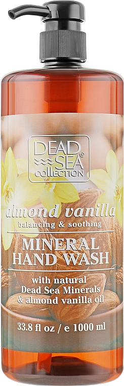 Flüssigseife mit Mineralien aus dem Toten Meer mit Mandel- und Vanilleöl - Dead Sea Collection Almond Vanila&Dead Sea Minerals Hand Soap — Bild N2