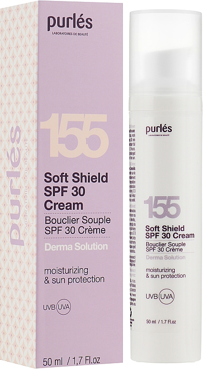 Feuchtigkeitsspendende Sonnenschutzcreme - Purles Derma Solution 155 Soft Shield Cream Spf30 — Bild N4