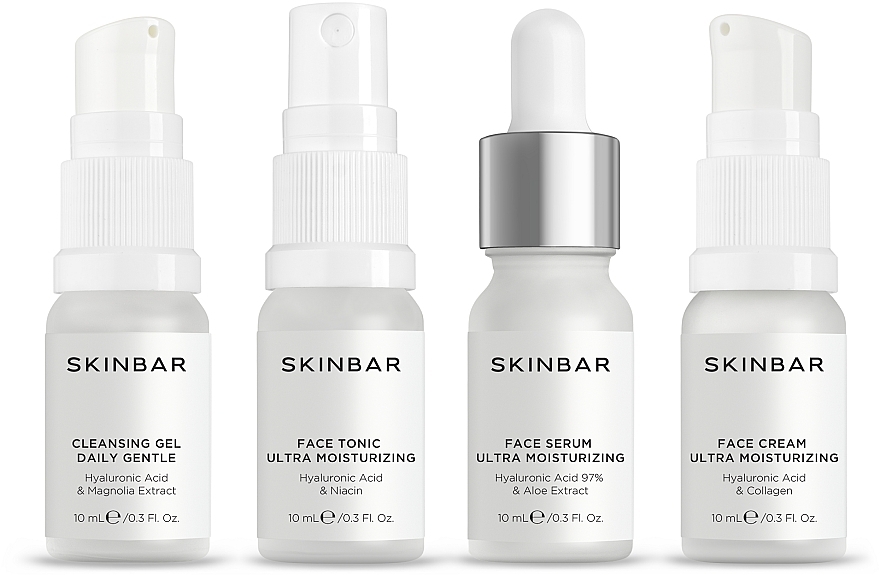 Pflegeset - SKINBAR Starter Kit (Gel 10ml + Tonikum 10ml + Serum 10ml + Creme 10ml) — Bild N3