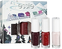 Düfte, Parfümerie und Kosmetik Set - Essie Christmas Mini Trio Pack (Nagellack 5mlx3) 