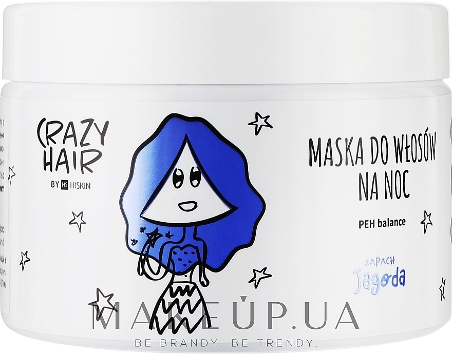 Beerenhaarmaske für die Nacht - HiSkin Crazy Hair PEH Balance Night Hair Mask Blueberry — Bild N1