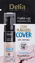 Delia Cosmetics Stay Flawless Cover (Probe) - Make-up Foundation — Bild N1