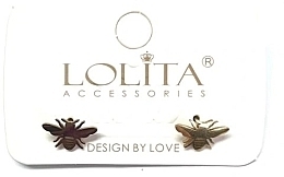 Ohrringe für Damen Schmetterlinge golden - Lolita Accessories — Bild N2