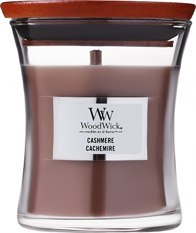 Duftkerze im Glas - Woodwick Cashmere Scented Candle — Bild N1