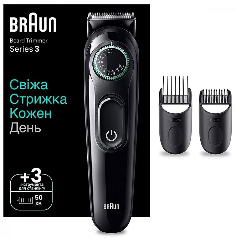 Barttrimmer - Braun BeardTrimmer BT3411	 — Bild N2