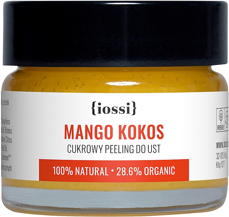 Lippenpeeling Mango & Kokos - Iossi Lip Scrub Mango Cocos
