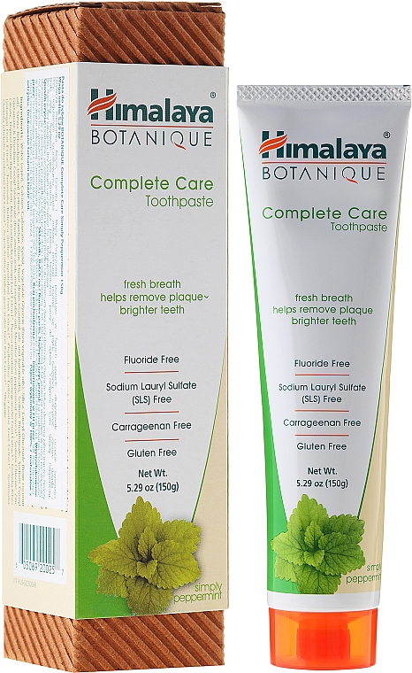Fluoridfreie Zahnpasta mit Minzgeschmack Complete Care - Himalaya Botanique Complete Care Toothpaste Simply Mint — Bild N1