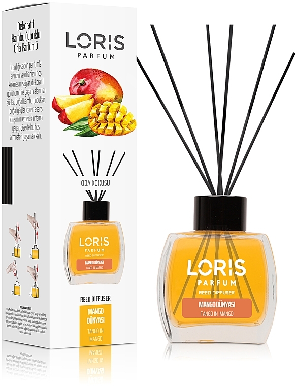 Raumerfrischer Mango - Loris Parfum Reed Diffuser — Bild N1