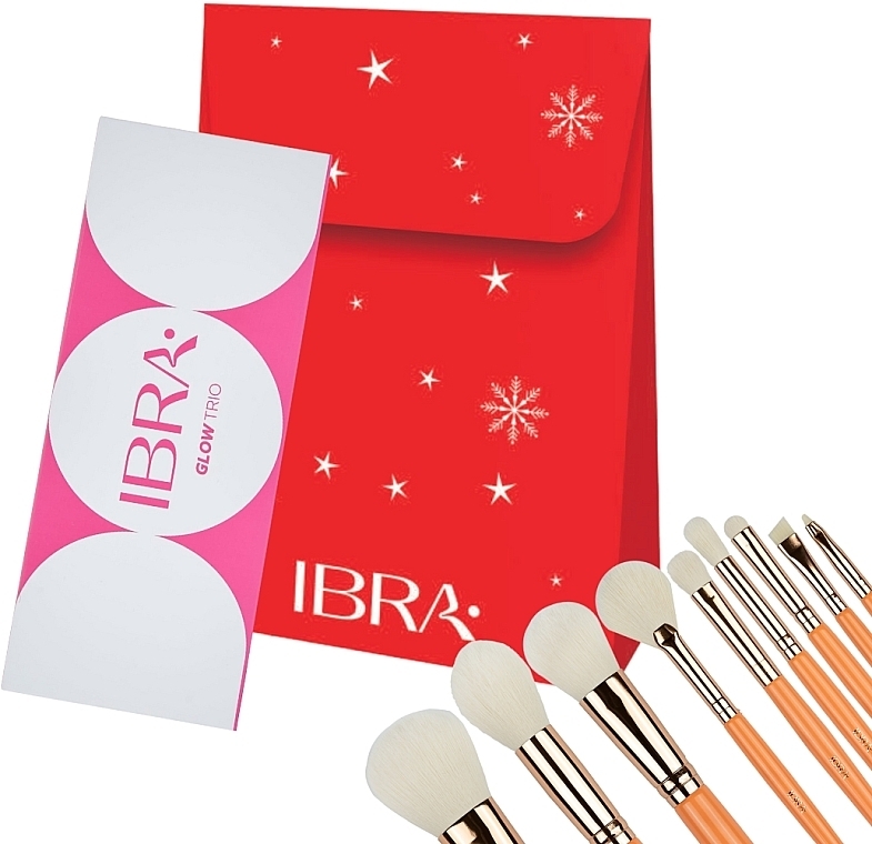 Set - Ibra Gift Set 6 (pallet/6.9g + brushes/9pcs) — Bild N1