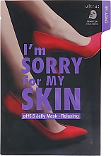 Düfte, Parfümerie und Kosmetik Entspannende Gesichtsmaske mit Lavendel und Minzextrakt - Ultru I'm Sorry For My Skin pH5.5 Jelly Mask Relaxing
