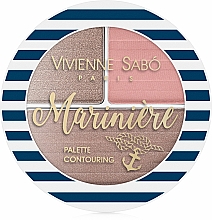 Düfte, Parfümerie und Kosmetik Konturierpalette für das Gesicht - Vivienne Sabo Mariniere Palette Contouring