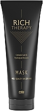 Düfte, Parfümerie und Kosmetik Revitalisierende Maske mit Keratin und Goldpartikeln für strapaziertes Haar - Mila Professional Rich Therapy Mask