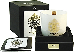 Tiziana Terenzi Delox Scented Candle White Glass - Duftkerze — Bild N1