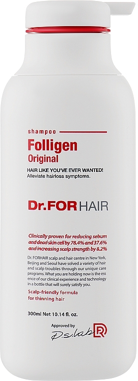 Stärkendes Shampoo gegen Haarausfall - Dr.FORHAIR Folligen Original Shampoo — Bild N1