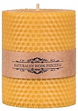 Düfte, Parfümerie und Kosmetik Dekorative Kerze Bienenwabe gelb W-8/10 cm - Lyson